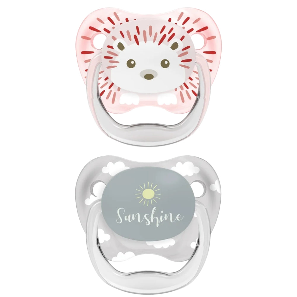 Dr.Brown's Chupón Prevent Etapa 1 Animal Faces Pink 2Und 0-6m+