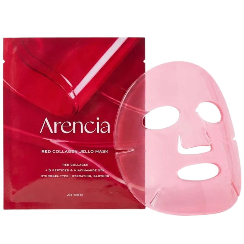 Arencia Mascarilla Hydrating and Glowing Red Collagen Jello Mask 25gr
