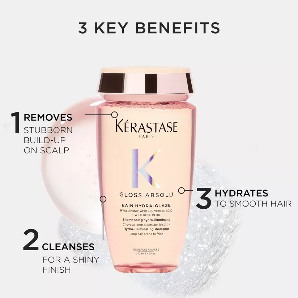 Kerastase Shampoo Gloss Absolu Bain Hydra-Glaze Anti Frizz 250ml