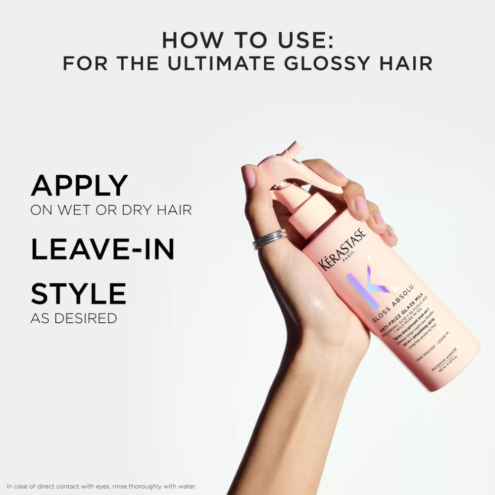 Kerastase Spray Protector Termico Gloss Absolu Glaze Milk Anti Frizz 190ml