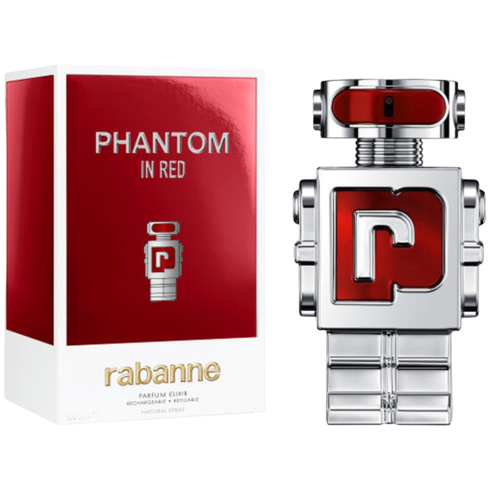 Paco Rabanne Phantom in Red Parfum Elixir For Men 100ml