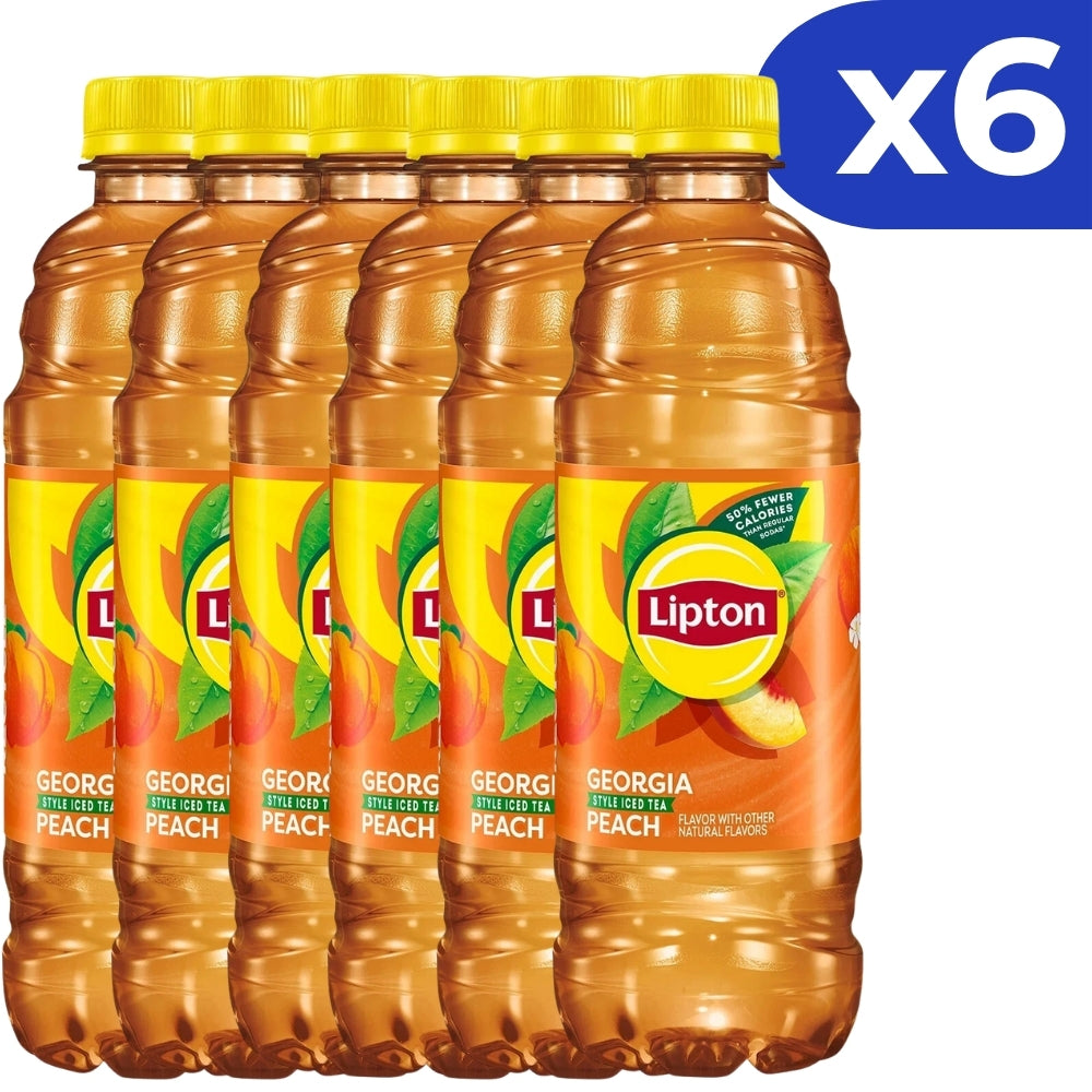 Lipton Iced Tea Peach 6 Und 500ml c/u