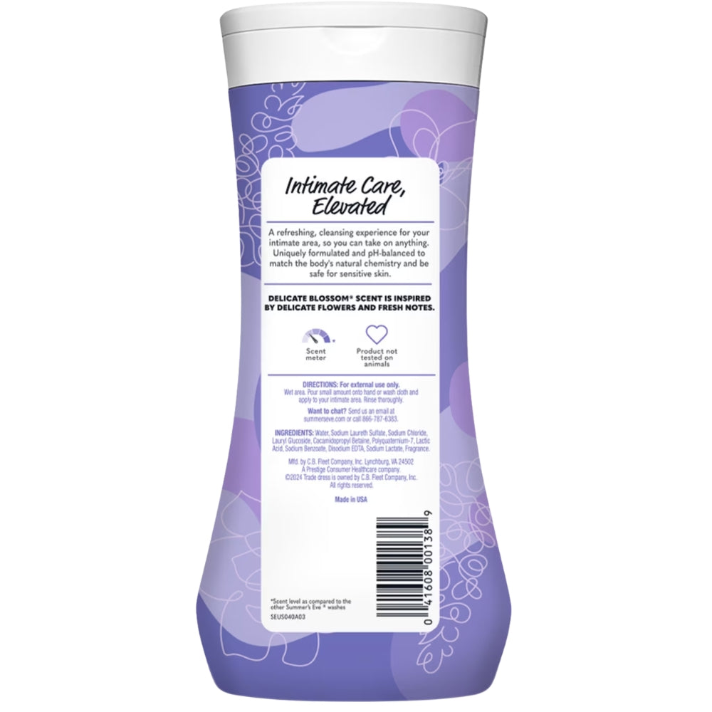 Summer's Eve Delicate Blossom Jabón Intimo 7 in 1 266ml