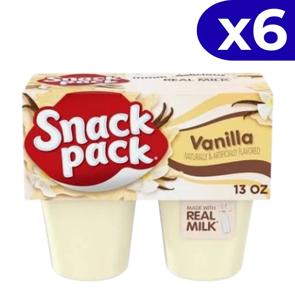 Snack Pack Pudding Vainilla  6 Und