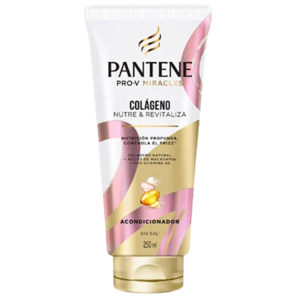 Pantene Pro-V Miracles Acondicionador Colageno  Nutre & Revitaliza Sin Sal 250ml