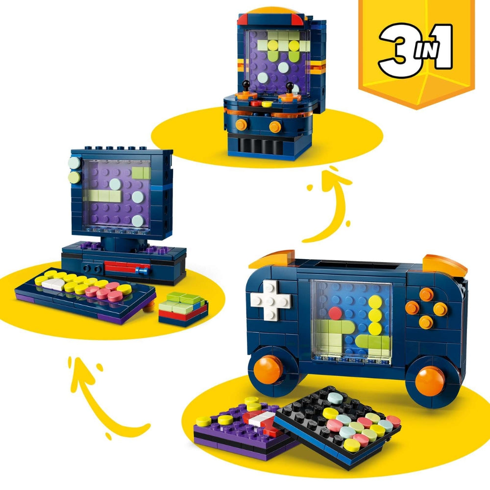 Lego Retro Gaming Console 268 Piezas +8