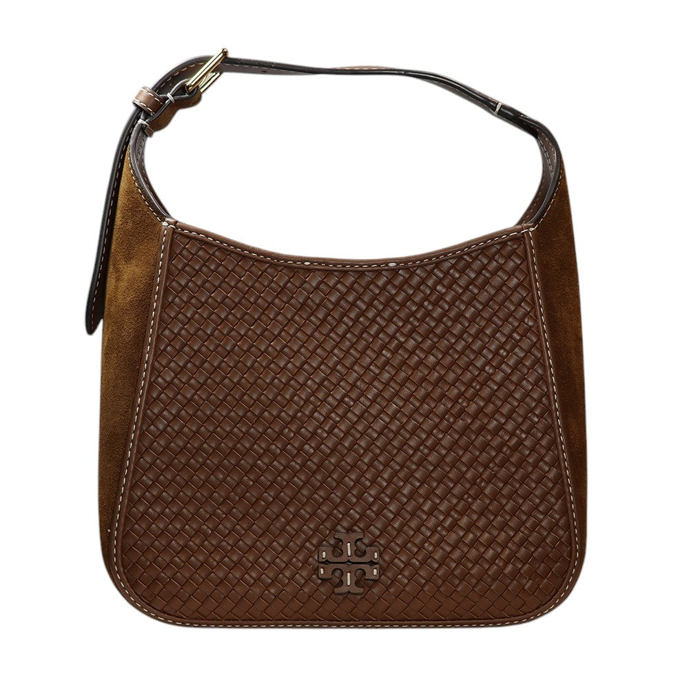 Tory Burch Cartera Thea Woven Small Bucket Bag