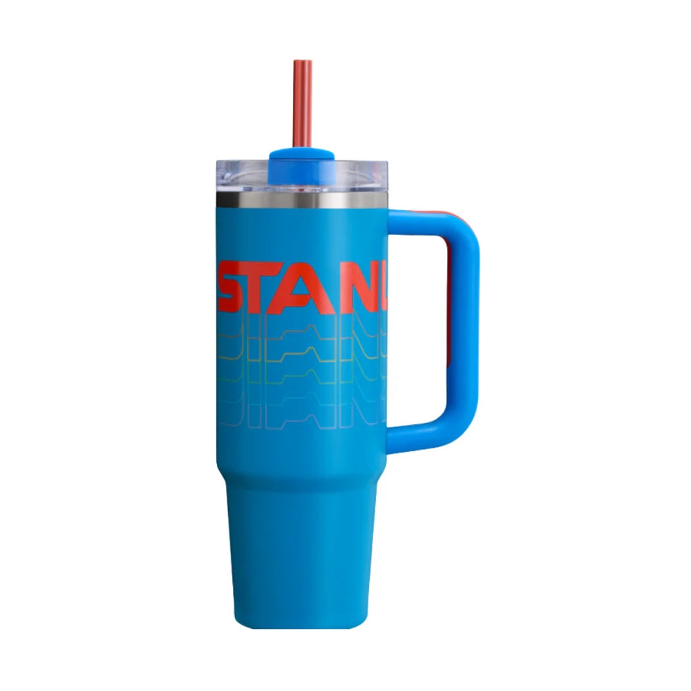 Stanley Termo Quencher H2.0 FlowState Tumbler Color Azure Reverb 30oz