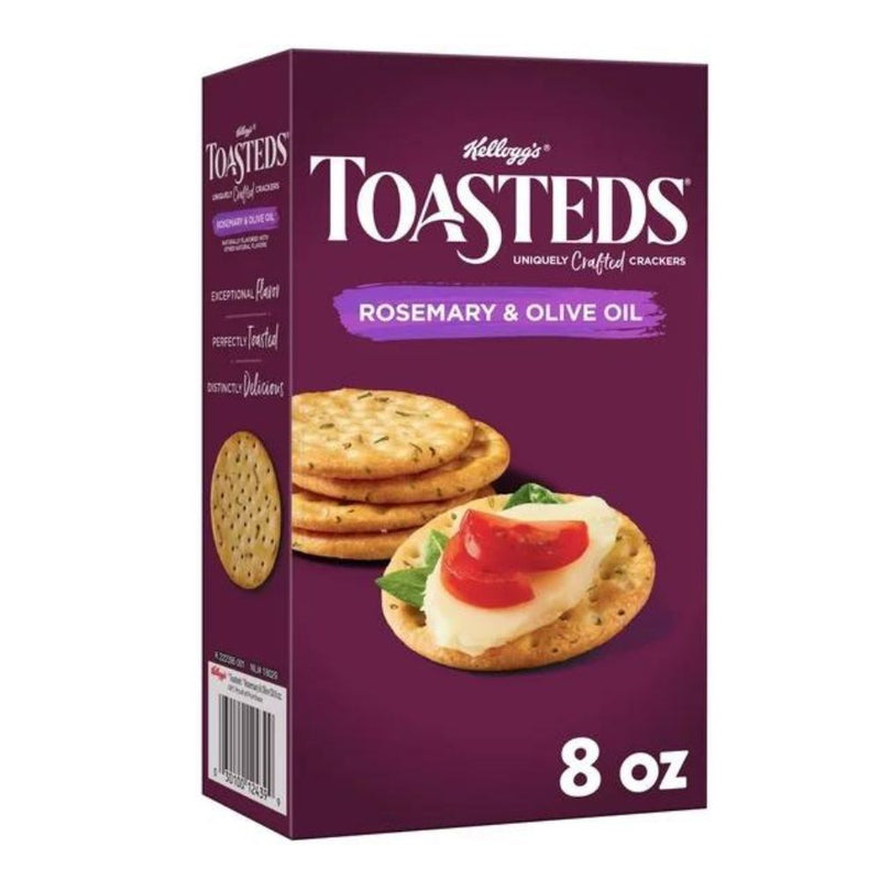 Galletas Kelloggs Toasteds Rosemary & Olive Oil Crackers 226g