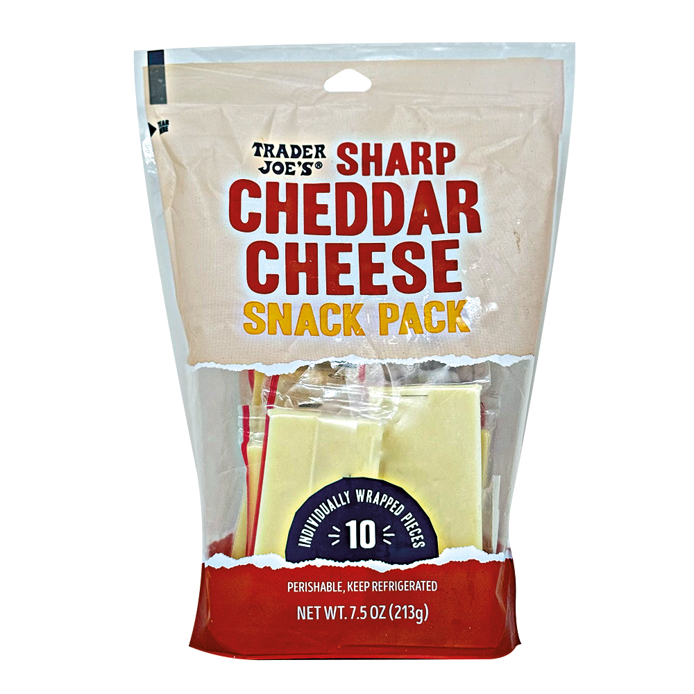 Trader Joeʹs Sharp Cheddar Cheese Snack Pack 213gr