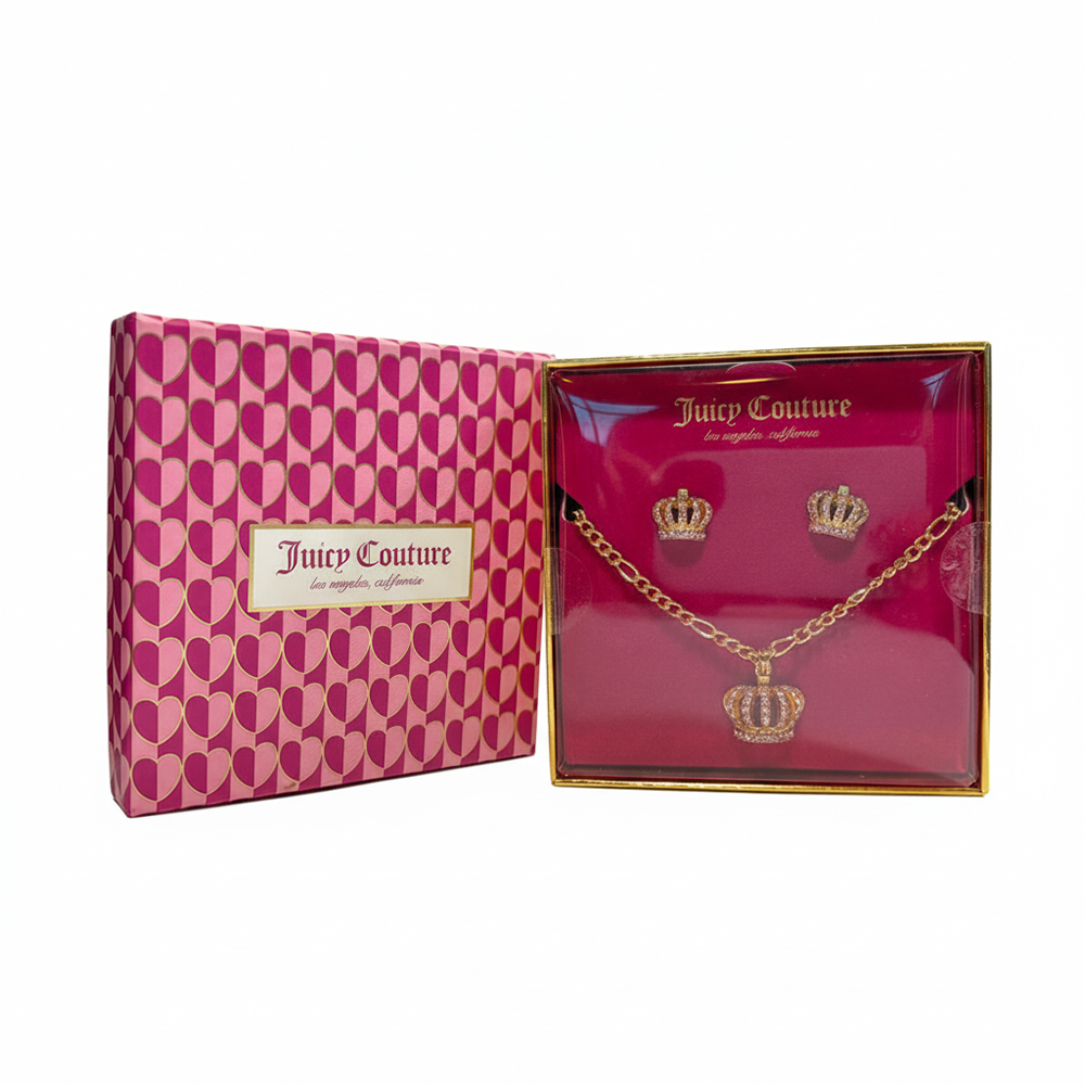 Juicy Couture Set De Collar y Zarcillos