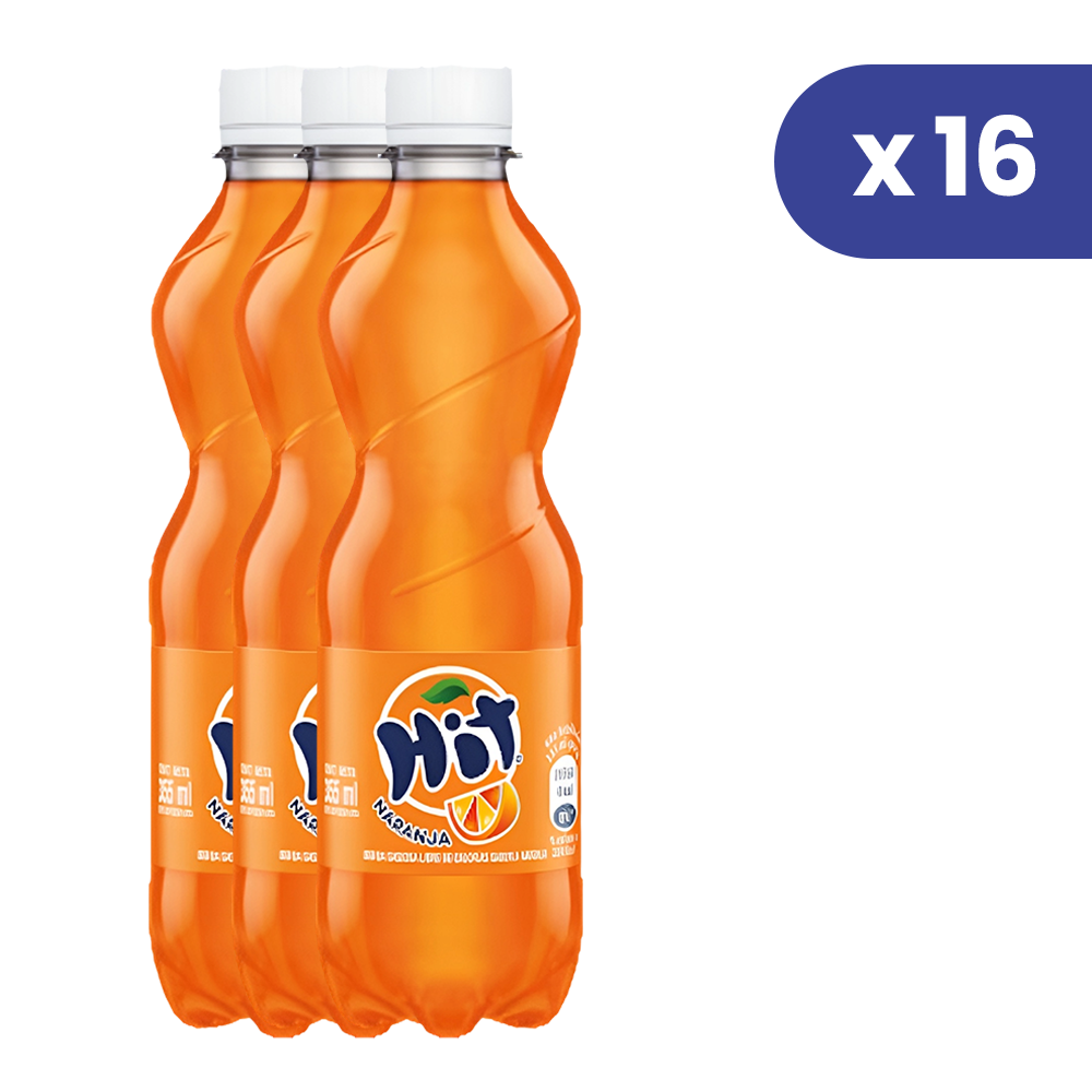 Refresco Hit Naranja 355 ml 16 und