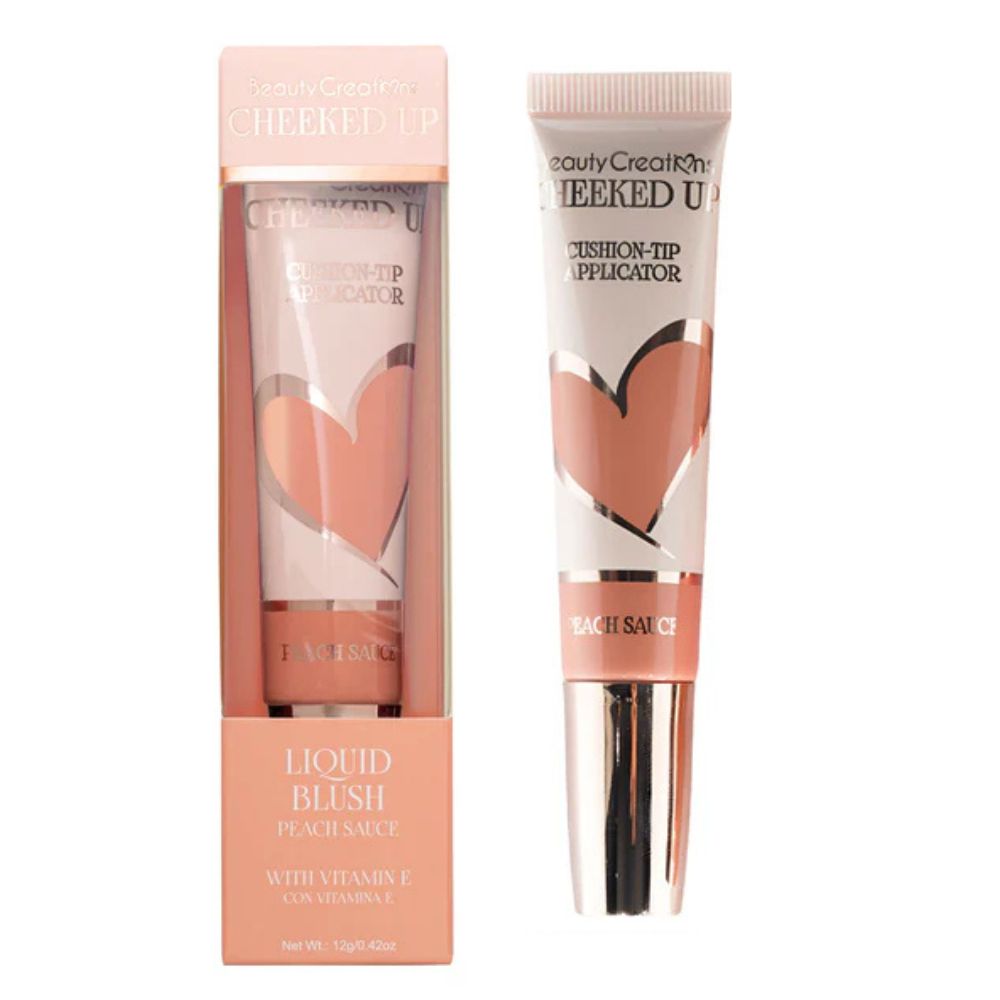 Beauty Creations Liquid Blush Peach Sauce Con Vitamina E 12gr