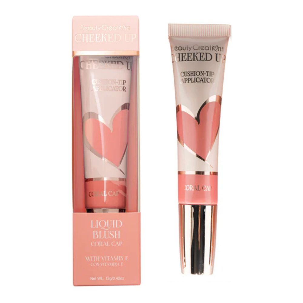 Beauty Creations Liquid Blush Coral Cap Con Vitamina E 12gr