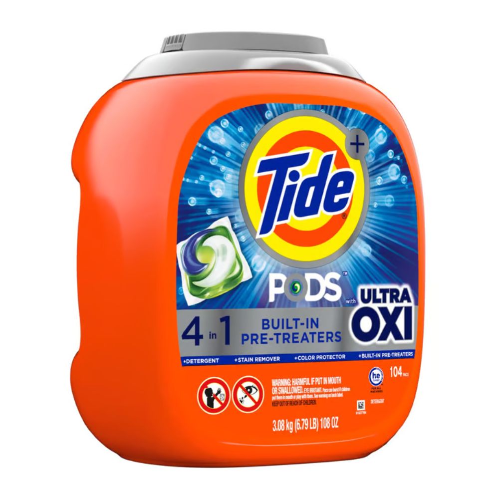 Tide Detergente Pods 4 en 1 Ultra Oxi Envase plastico 2.78Kg