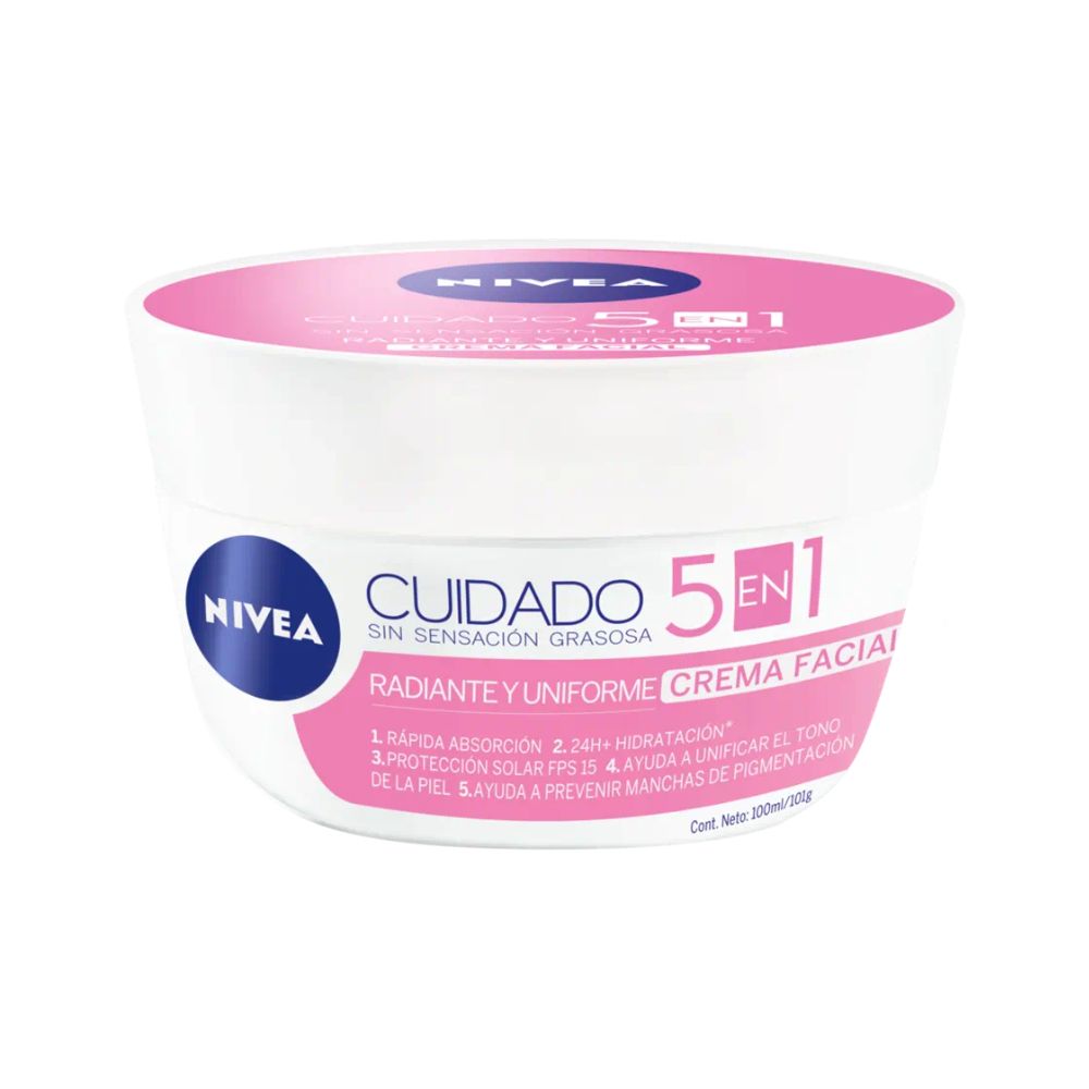 Nivea Crema Facial 5en1 Aclarado Natural 200ml