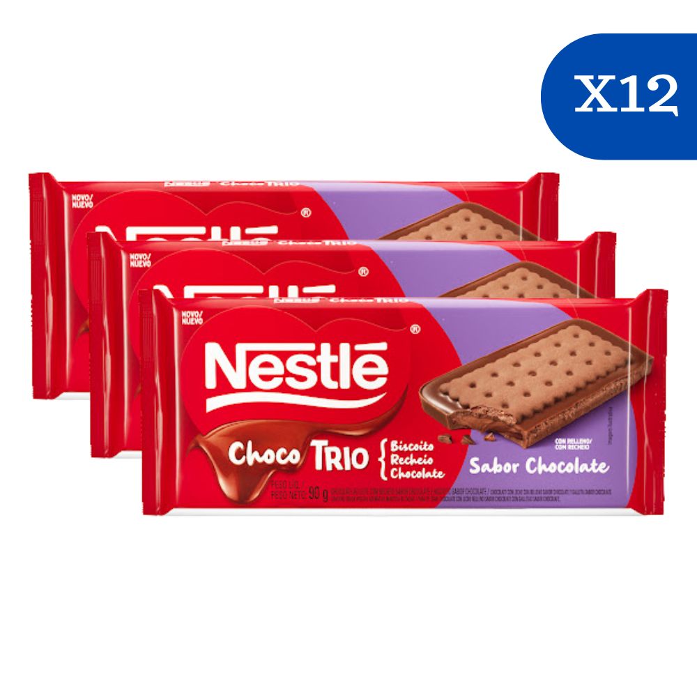 Nestle Chocolate Choco Trio Chocolate 90gr c/u