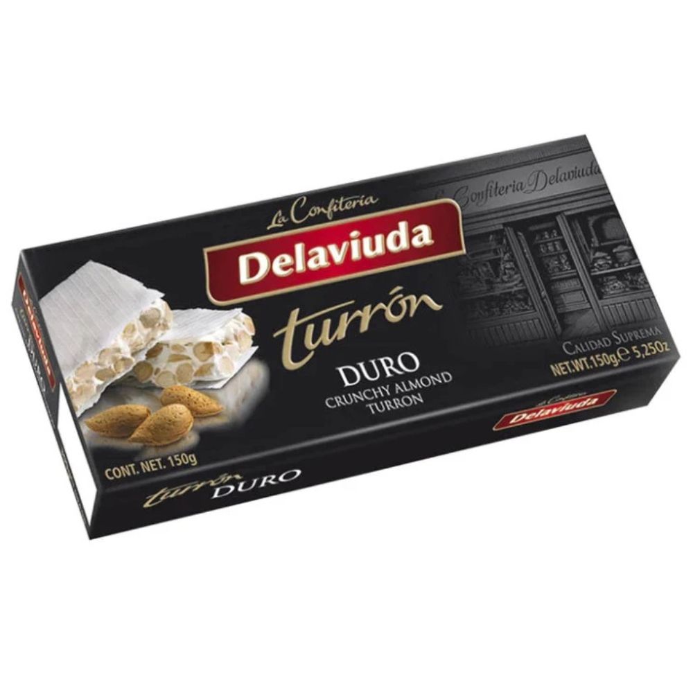 Delaviuda Turron Duro Con Almendras Sin Gluten 150 gr