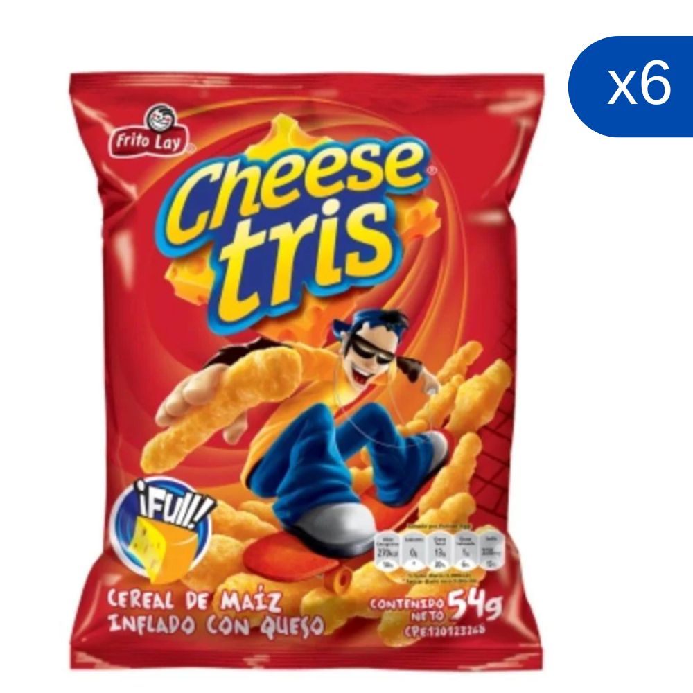 Cheese Tris Pack de 6und 54g