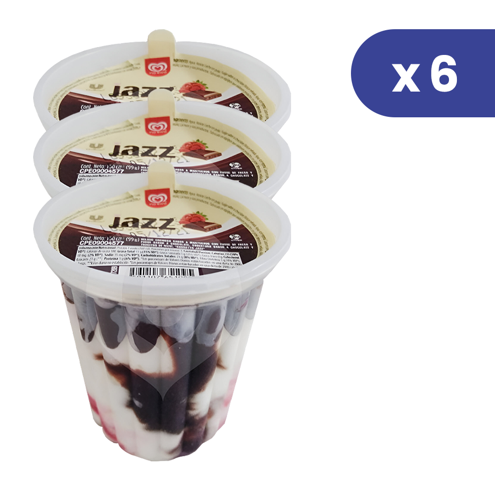 Helados Tio Rico Jazz Pack de 6 Und