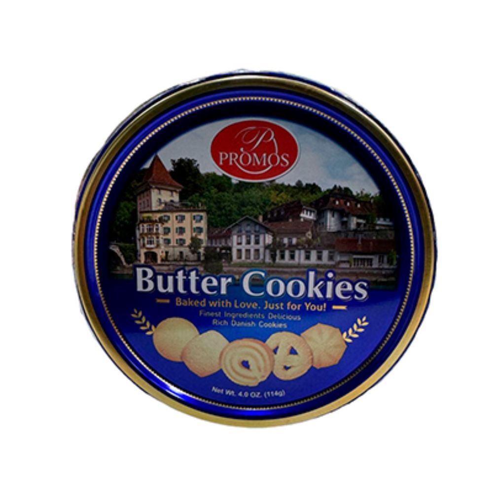 Galletas Butter Cookies de Mantequilla Promos en Lata Decorativa 114gr