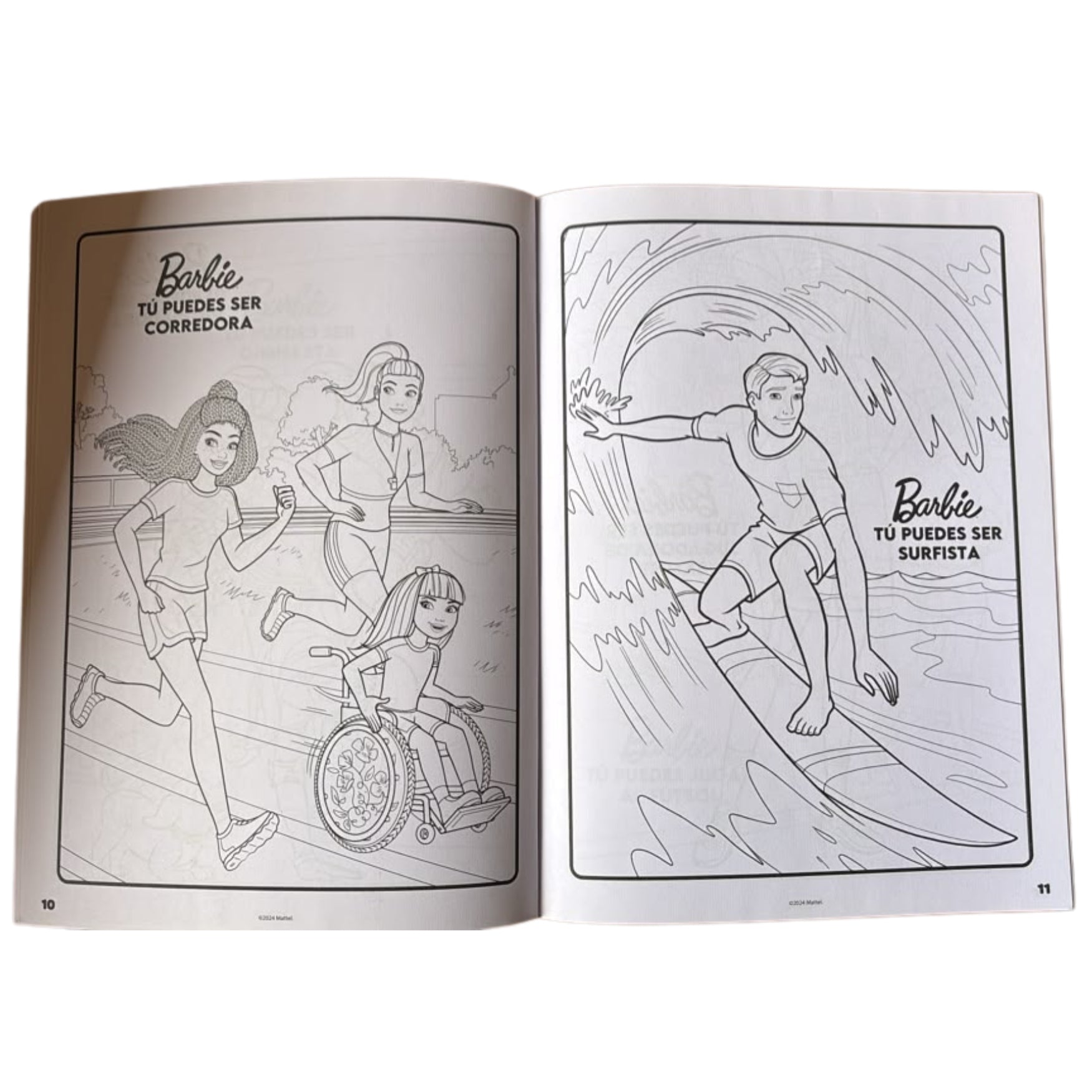 Sicoben Yo Coloreo Libro Infantil Para Colorear Barbie Deportes