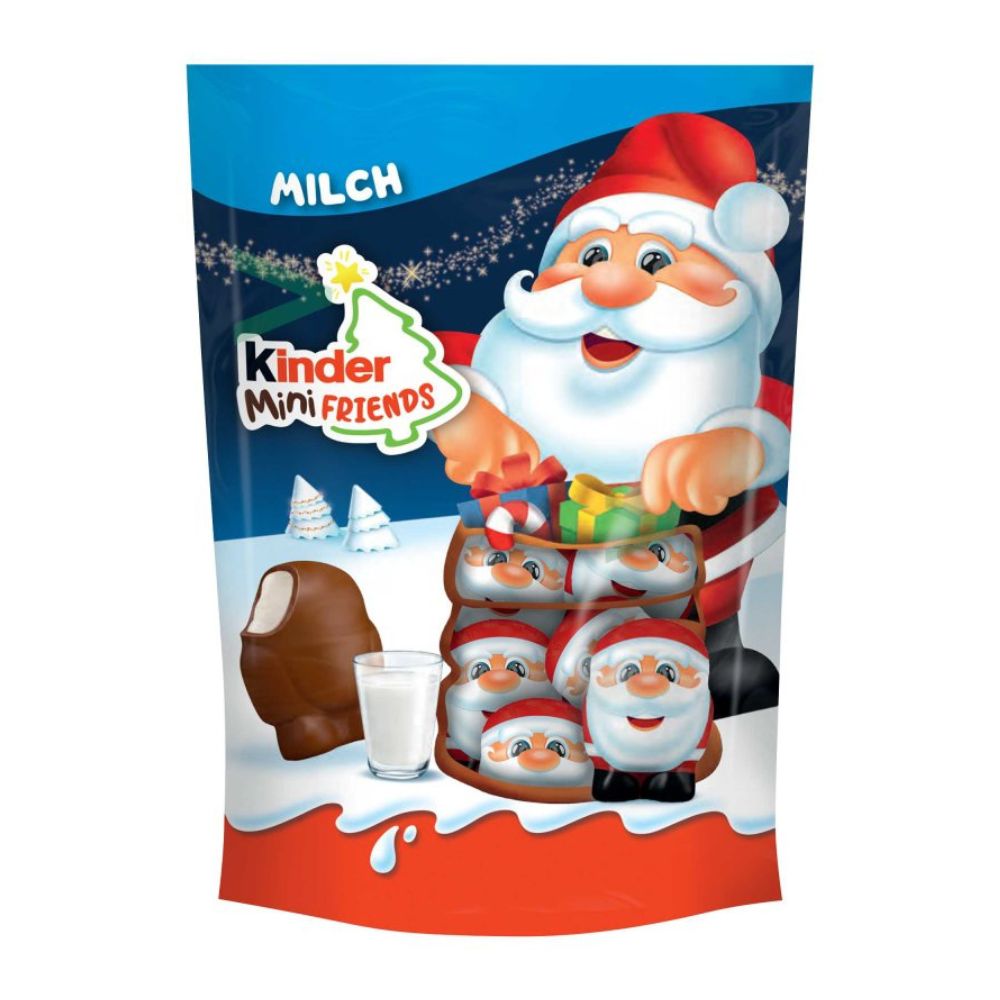 Kinder Mini Friends Milch Weihnachten 122gr