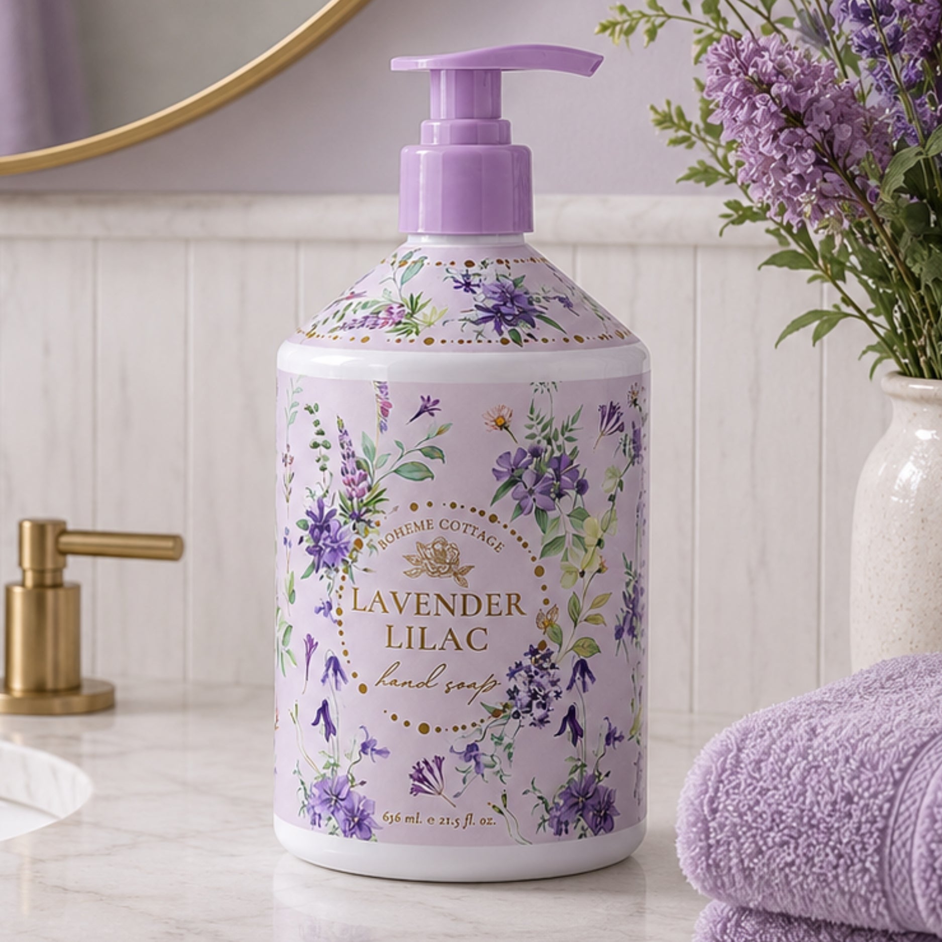 Boheme Cottage Lavender Lilac Hand Soap 636ml