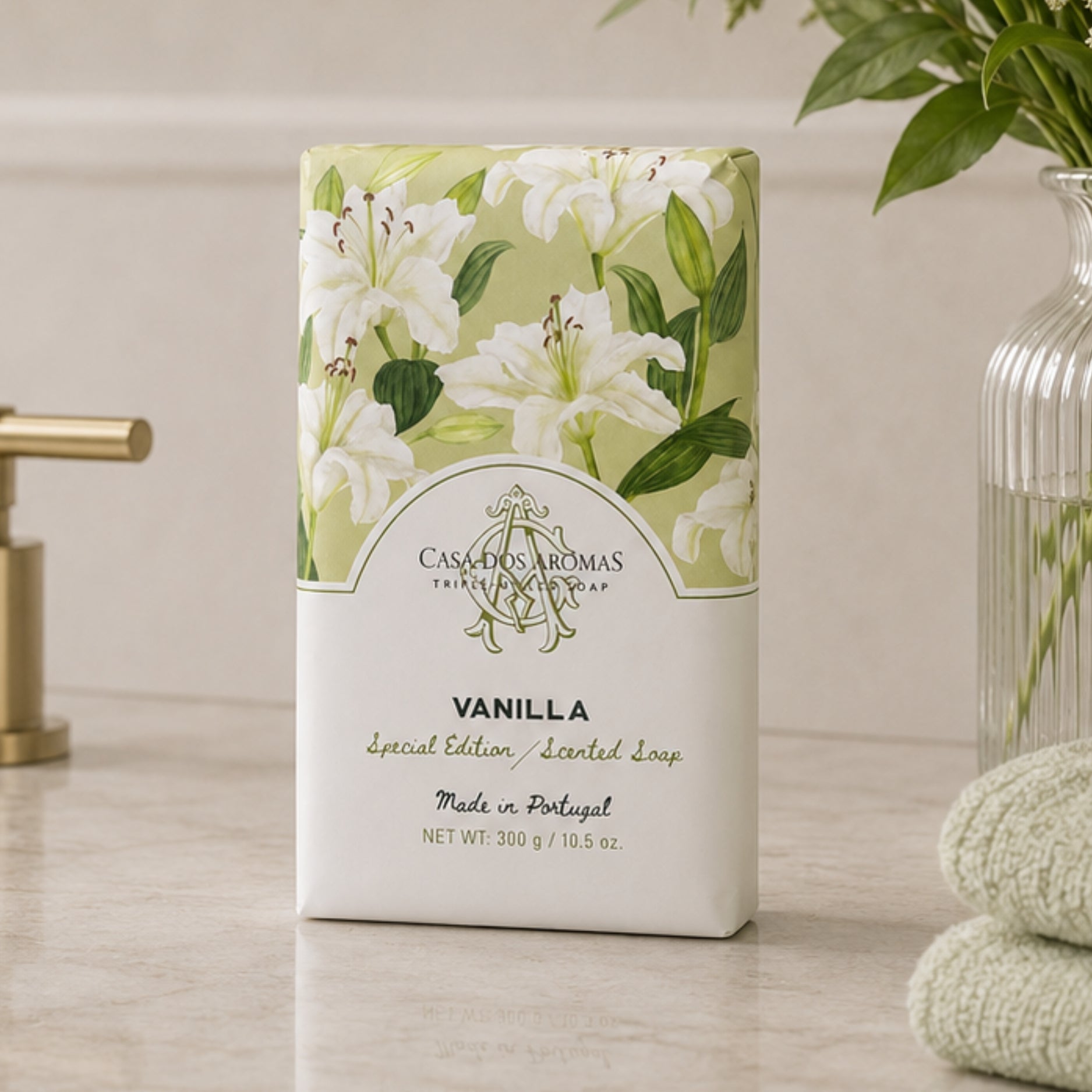 Casa Dos Aromas Jabon de Barra Vanilla 300g