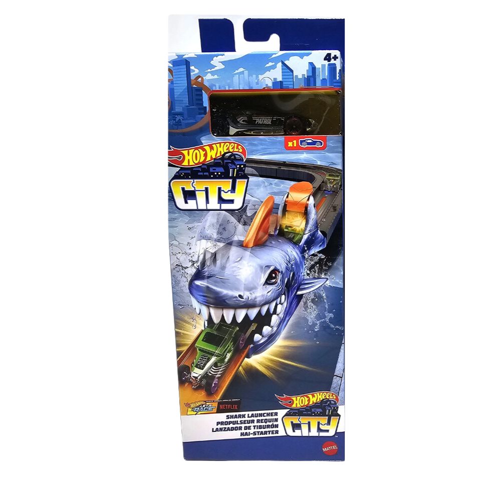 Hot Wheels City Shark Launcher 4+