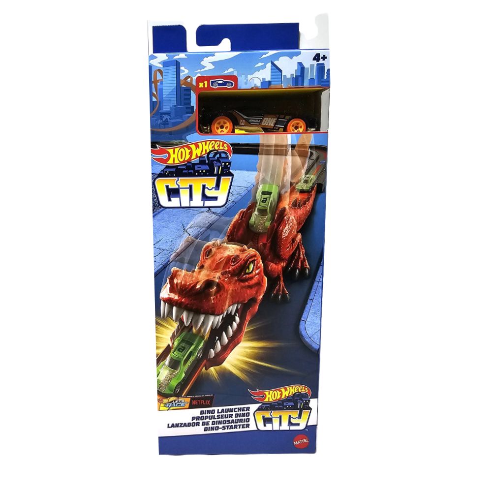 Hot Wheels City Dino Launcher 4+