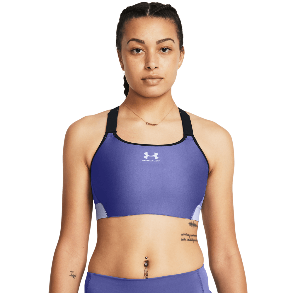 Under Armour Top Deportivo de alto Impacto Heatgear High para Damas