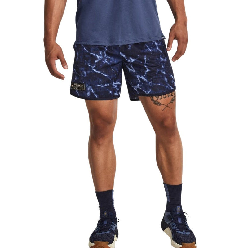 Under Armour Shorts Para Caballero  Project Rock Mesh Printed