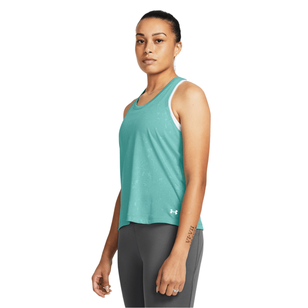 Under Armour Correr Launch Splatter Tank Franela para Dama