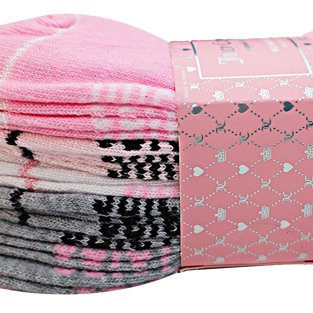 Juiciy Couture Medias Mix 10-Pack Pink/White/Grey