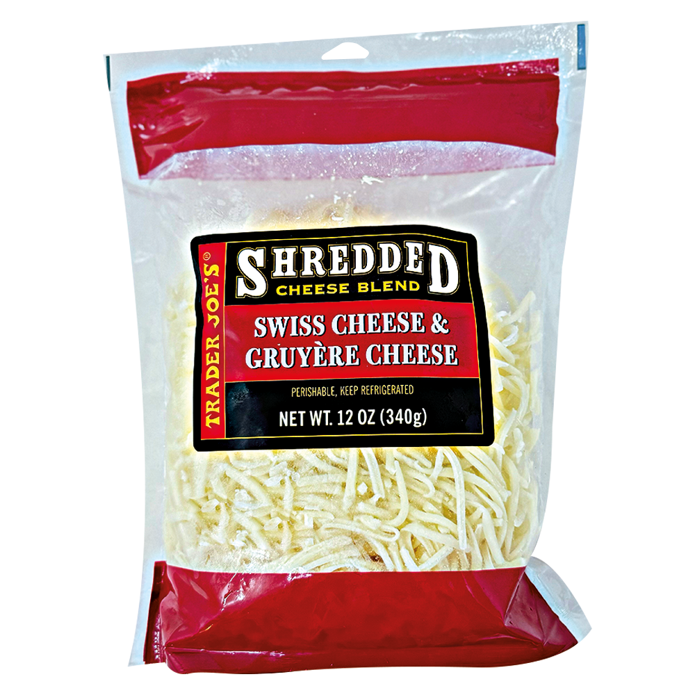 Trader Joe's Shredded Cheese Blend Swiss Cheese & Gruyere Cheese 340gr