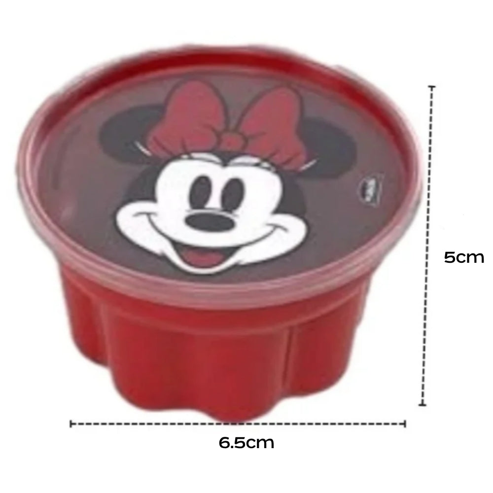 Alfa Hogar Juego Moldes de Gelatina Rojo Mickey Mouse 4Pcs 150ml