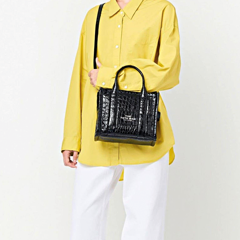 Marc Jacobs The Tote Bag The Croc-Embossed Small