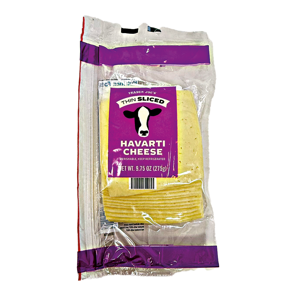 Trader Joe's Thin Sliced Havarti Cheese 275gr