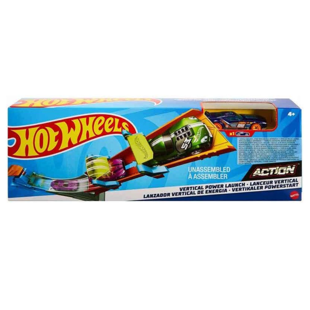 Hot Wheels Action Lanzamiento de Poder Vertical 4+