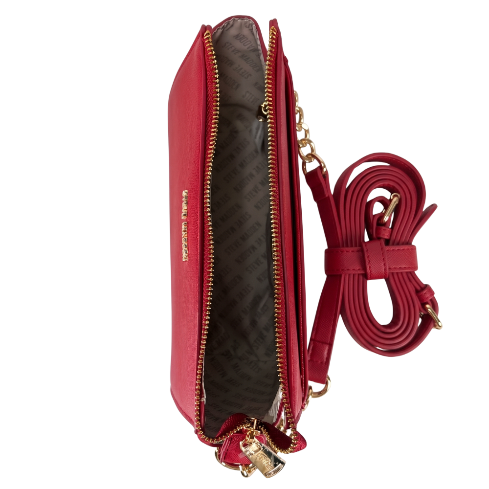 Steve Madden Cartera Lexi Top Crossbody Red