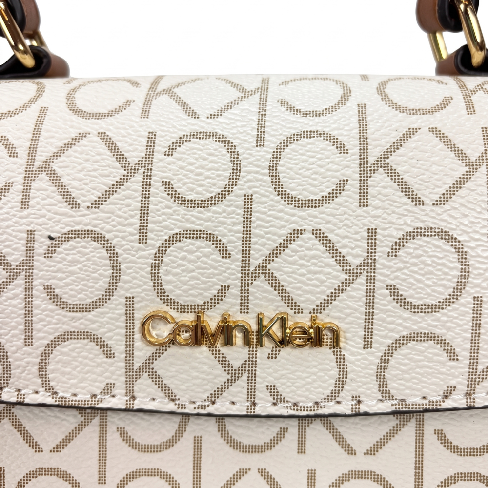Calvin Klein Cartera Crossbody & Handbag White