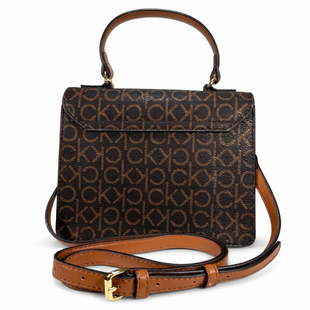 Calvin Klein Cartera Handbag Brown