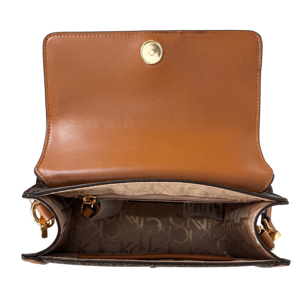 Calvin Klein Cartera Handbag Brown