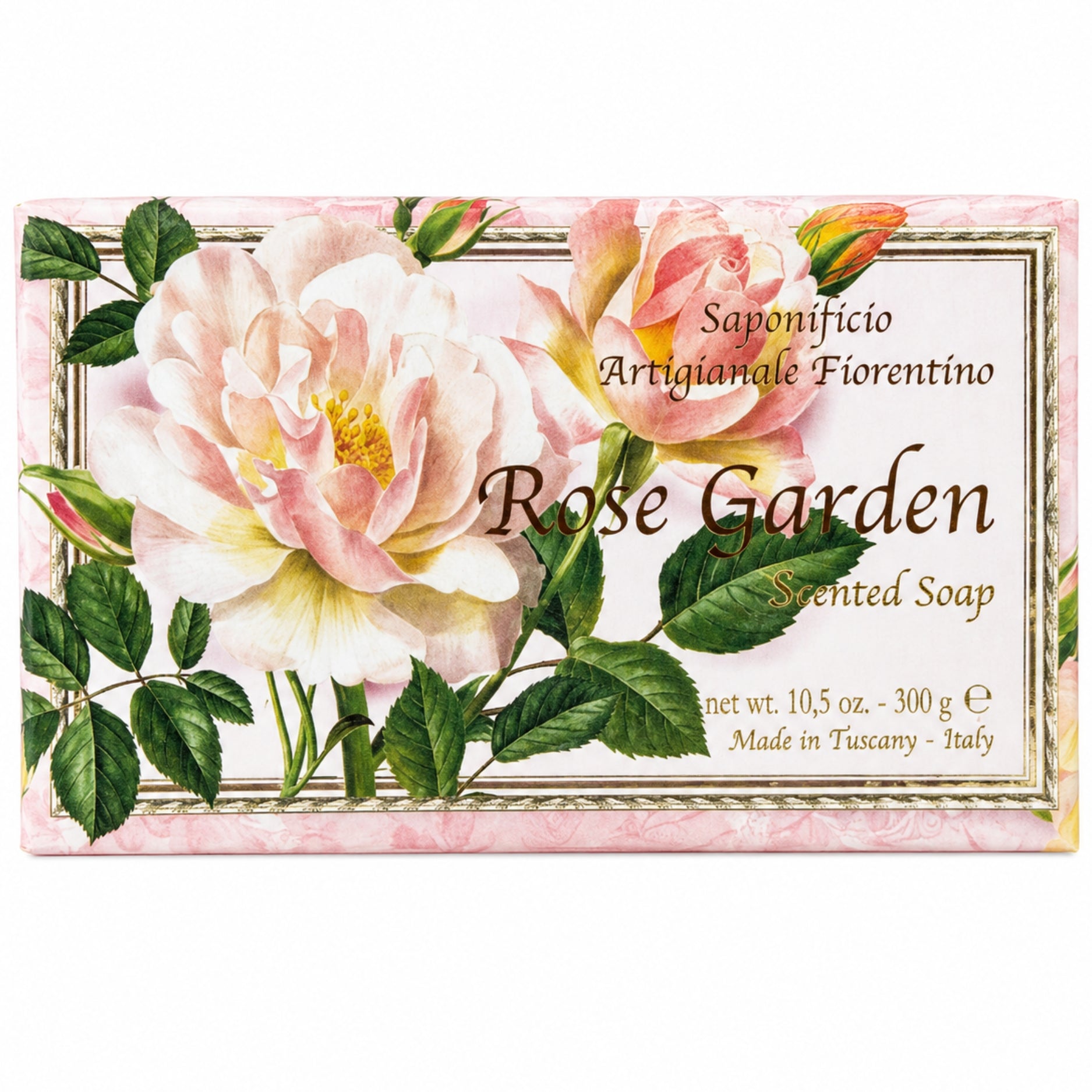 Jabon en Barra Saponificio Artigianale Fiorentino Rose Garden 300g