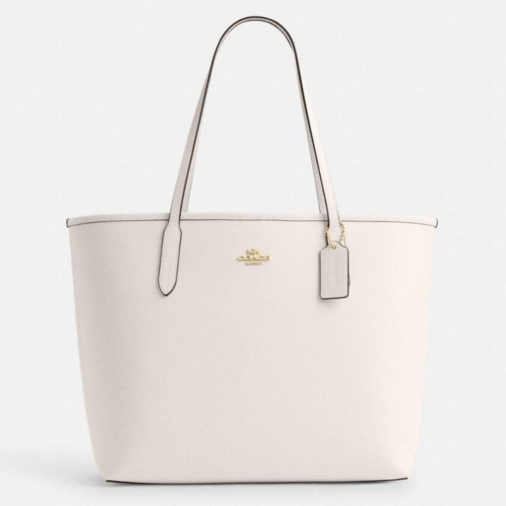 Coach City Tote Bag Chalk