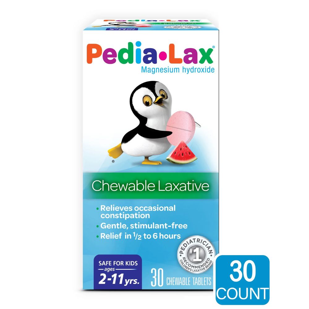 Supositorios de Glicerina Pedia•Lax Pediatrico 30 Chewable Tablets