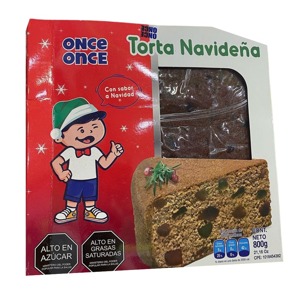 Once Once Torta de Navidad 800gr