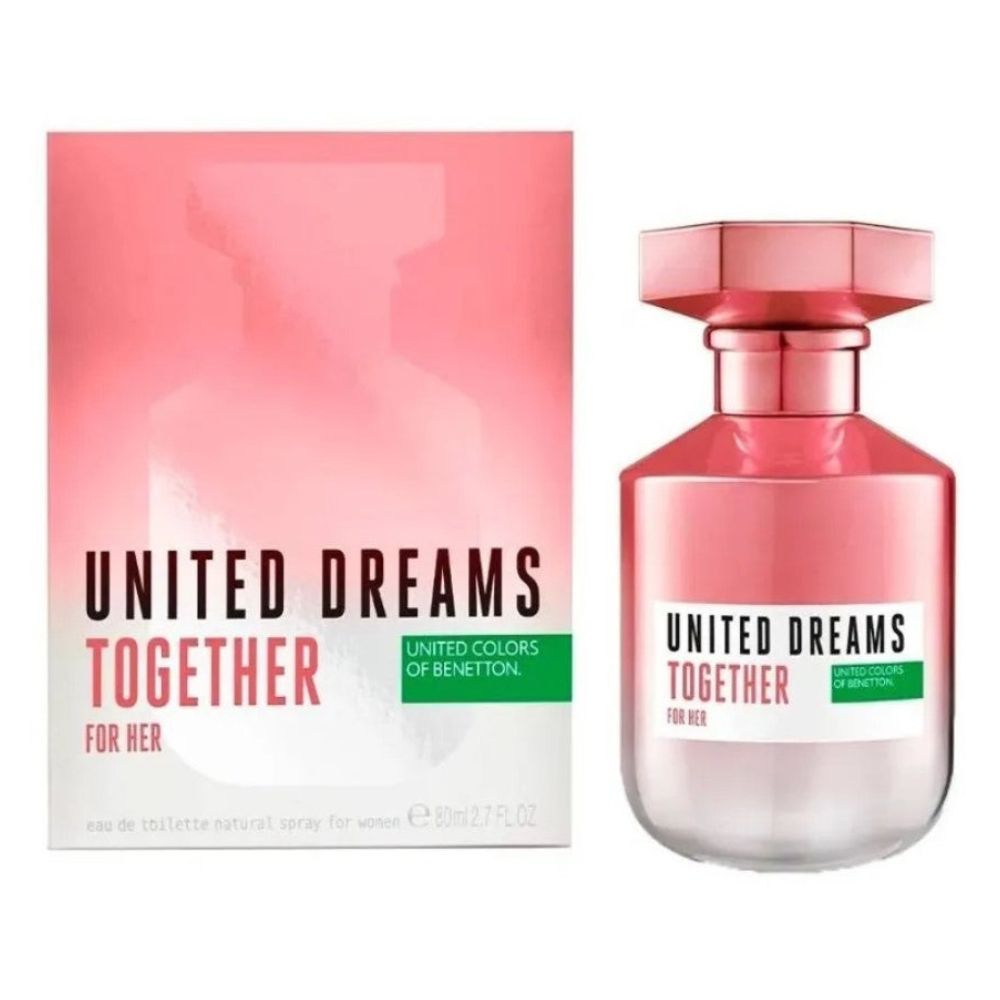 Benetton United Dreams Together Eau De Toilette For Woman 80ml