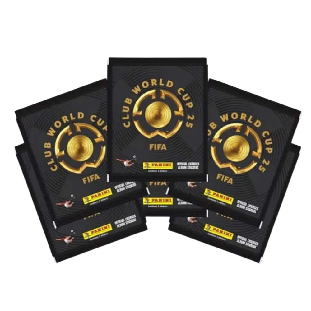 Caja de Barajitas Mundial de Clubes 2025 Panini Oficial 50 Unidades